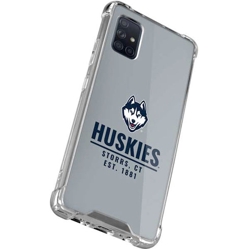 University of Connecticut Huskies Est 1881 Galaxy A71 5G Clear Case