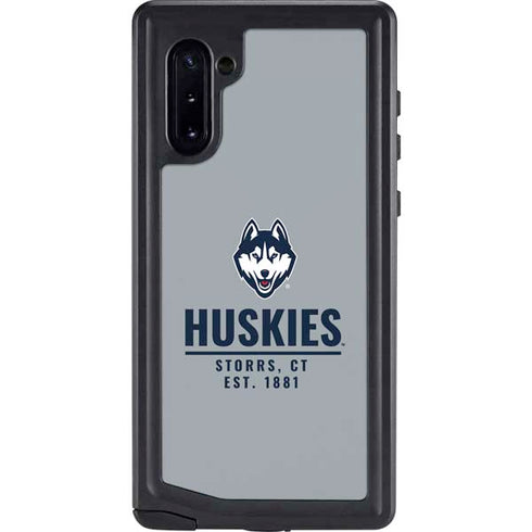 University of Connecticut Huskies Est 1881 Galaxy Note 10 Waterproof Case