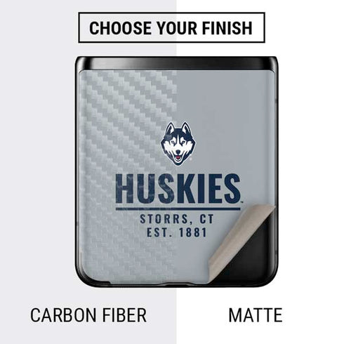 University of Connecticut Huskies Est 1881 Galaxy Z Flip Skin