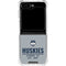 University of Connecticut Huskies Est 1881 Galaxy Z Flip5 5G Clear Case