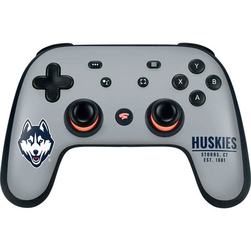 University of Connecticut Huskies Est 1881 Google Stadia Controller Skin