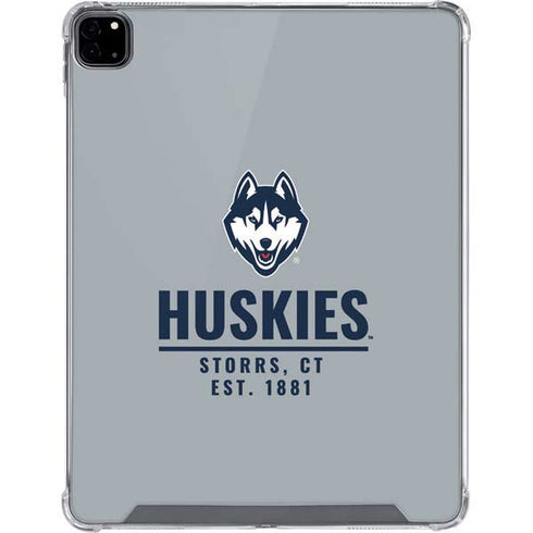 University of Connecticut Huskies Est 1881 iPad Pro 12.9in (2020) Clear Case
