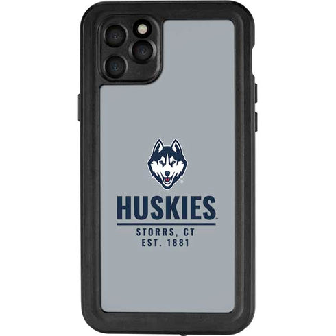 University of Connecticut Huskies Est 1881 iPhone 11 Pro Max Waterproof Case