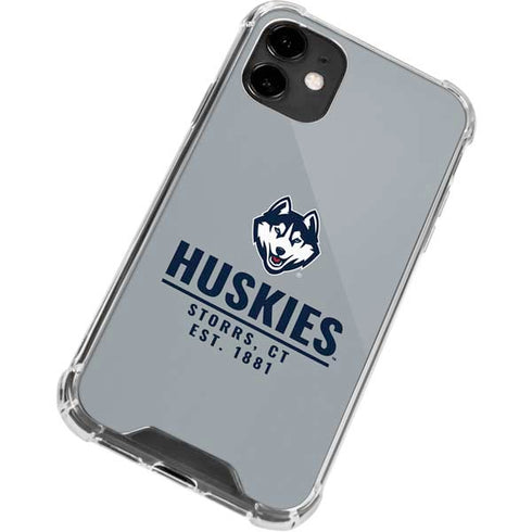 University of Connecticut Huskies Est 1881 iPhone 12 Mini Clear Case