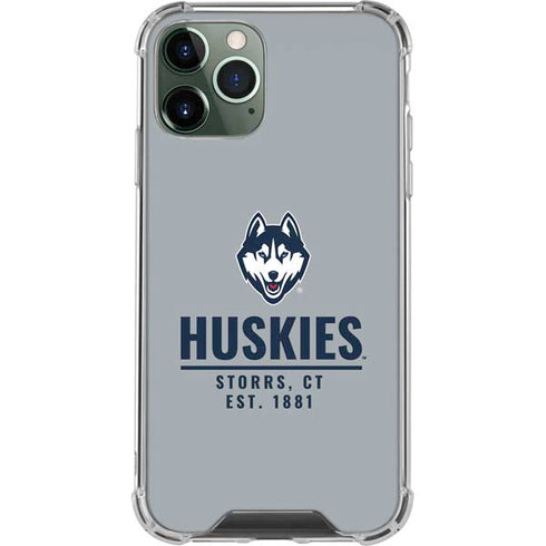 University of Connecticut Huskies Est 1881 iPhone 12 Pro Clear Case