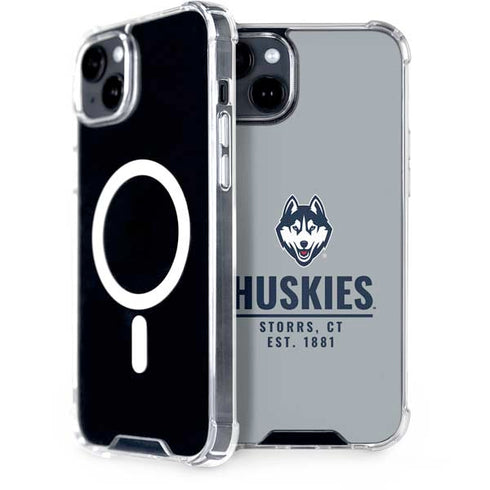 University of Connecticut Huskies Est 1881 iPhone 15 MagSafe Case