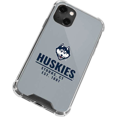 University of Connecticut Huskies Est 1881 iPhone 14 Plus Clear Case