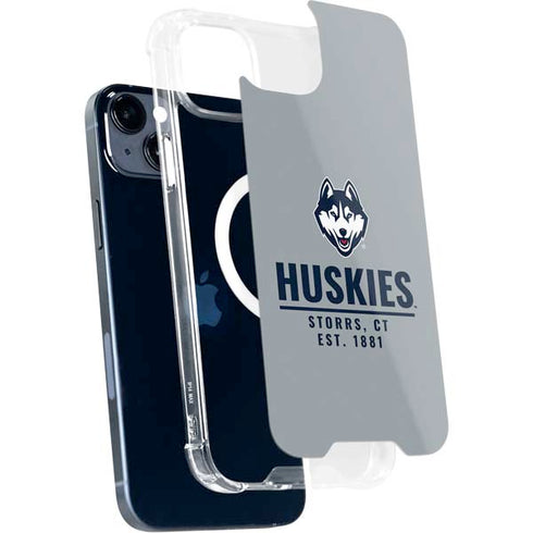 University of Connecticut Huskies Est 1881 iPhone 15 Plus MagSafe Case