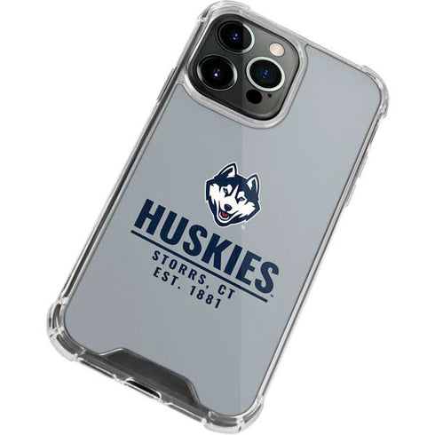 University of Connecticut Huskies Est 1881 iPhone 15 Pro Max Clear Case