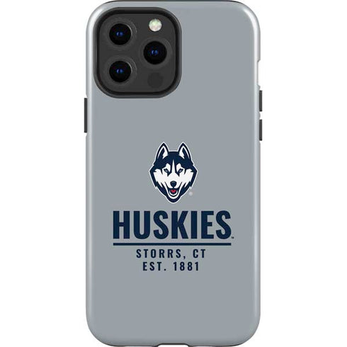 University of Connecticut Huskies Est 1881 iPhone 15 Pro Max Impact Case