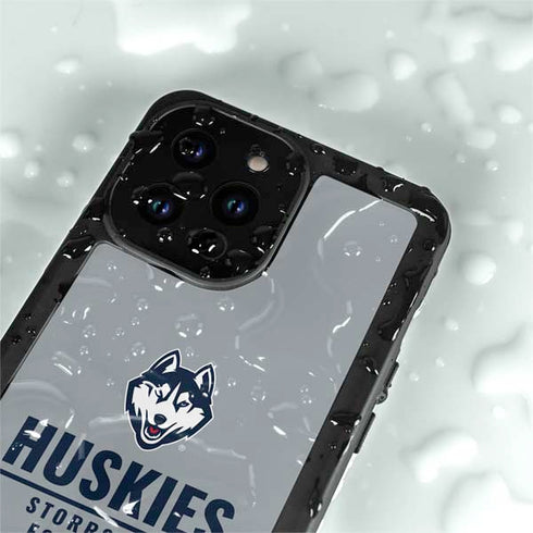 University of Connecticut Huskies Est 1881 iPhone 14 Pro Max Waterproof Case
