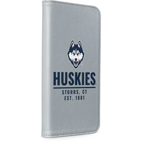 University of Connecticut Huskies Est 1881 iPhone 15 Pro Max Folio Case