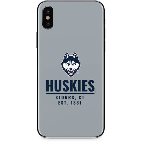 University of Connecticut Huskies Est 1881 iPhone X Skin