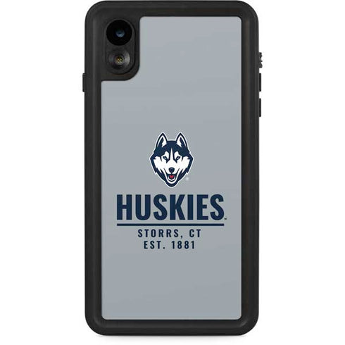 University of Connecticut Huskies Est 1881 iPhone XR Waterproof Case