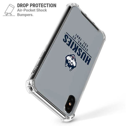 University of Connecticut Huskies Est 1881 iPhone XS Max Clear Case