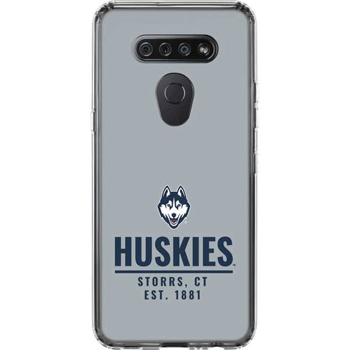 University of Connecticut Huskies Est 1881 LG K51/Q51 Clear Case