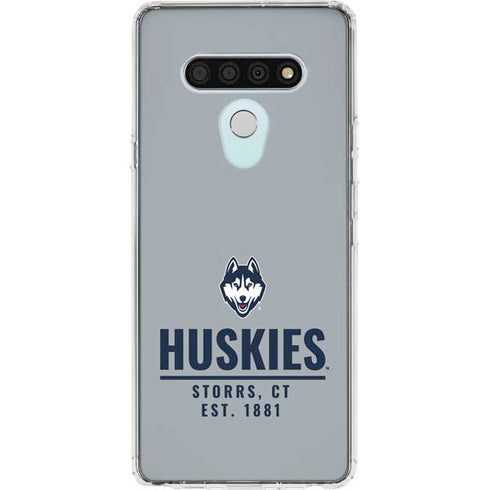 University of Connecticut Huskies Est 1881 LG Stylo 6 Clear Case