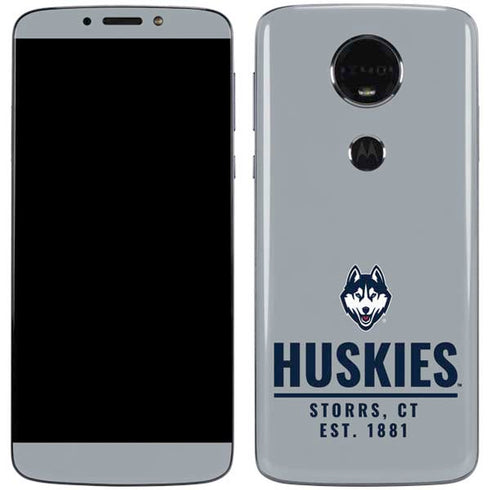 University of Connecticut Huskies Est 1881 Moto E5 Plus Skin