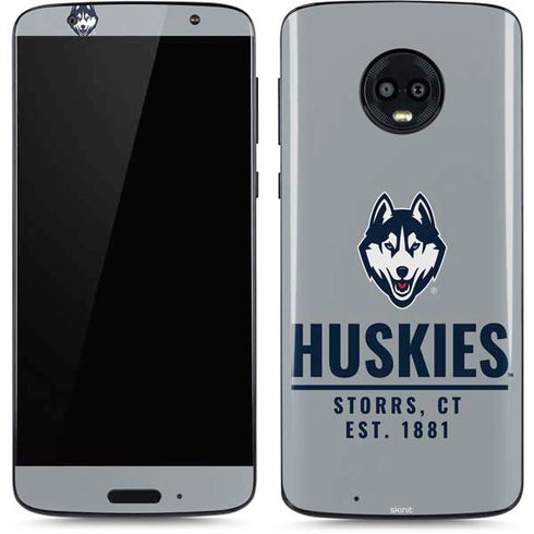 University of Connecticut Huskies Est 1881 Moto G6 Skin