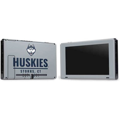 University of Connecticut Huskies Est 1881 Nintendo Switch Bundle Skin