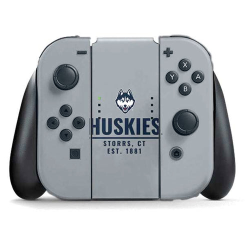 University of Connecticut Huskies Est 1881 Nintendo Switch (2017-2021) Joy-Con Controller Skin