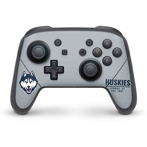 University of Connecticut Huskies Est 1881 Nintendo Switch Pro Controller Skin