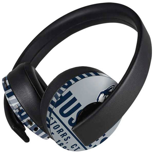 University of Connecticut Huskies Est 1881 PlayStation 4 Gold Wireless Headset Skin