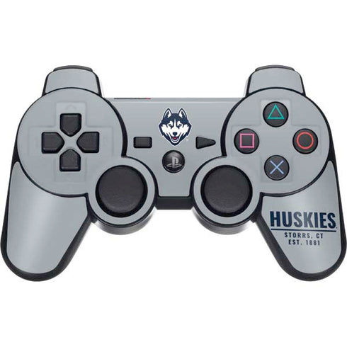 University of Connecticut Huskies Est 1881 PS3 Dual Shock wireless controller Skin