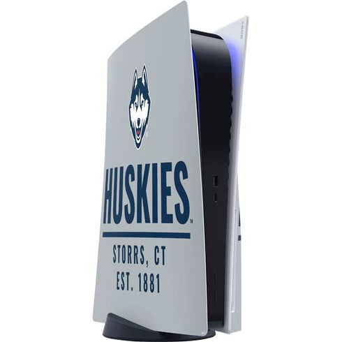 University of Connecticut Huskies Est 1881 PS5 Console Skin