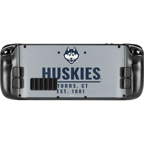 University of Connecticut Huskies Est 1881 Steam Deck Handheld Gaming Computer Skin