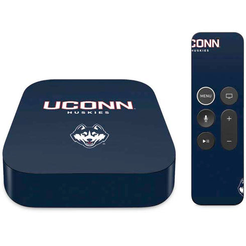 University of Connecticut Huskies UConn Apple TV Skin