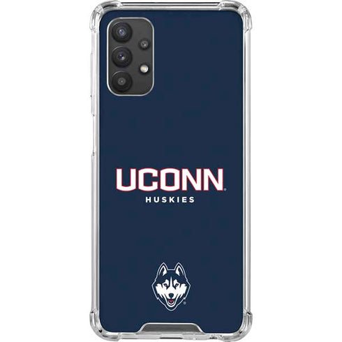 University of Connecticut Huskies UConn Galaxy A32 5G Clear Case