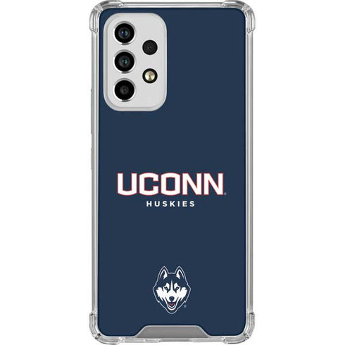 University of Connecticut Huskies UConn Galaxy A53 5G Clear Case