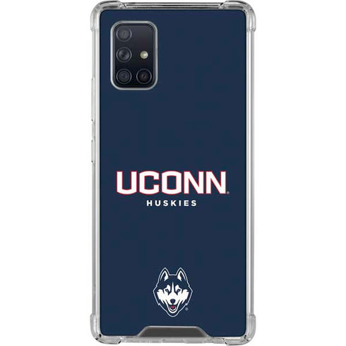 University of Connecticut Huskies UConn Galaxy A71 5G Clear Case