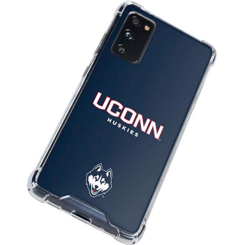 University of Connecticut Huskies UConn Galaxy S20 FE Clear Case