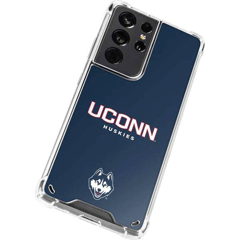 University of Connecticut Huskies UConn Galaxy S21 Ultra 5G Clear Case