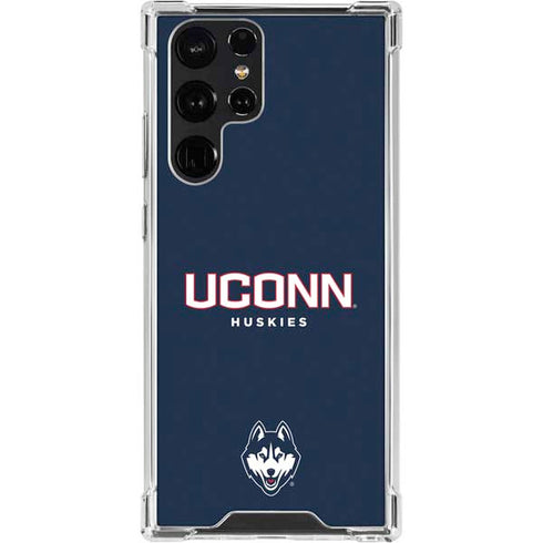 University of Connecticut Huskies UConn Galaxy S22 Ultra Clear Case