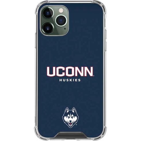 University of Connecticut Huskies UConn iPhone 11 Pro Max Clear Case