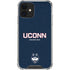 University of Connecticut Huskies UConn iPhone 12 Clear Case