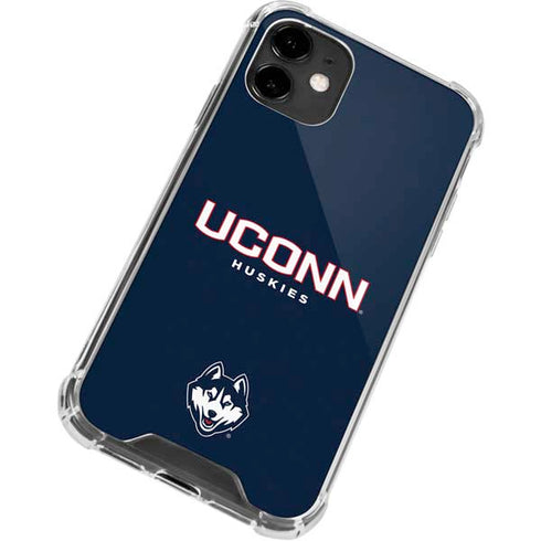 University of Connecticut Huskies UConn iPhone 12 Clear Case
