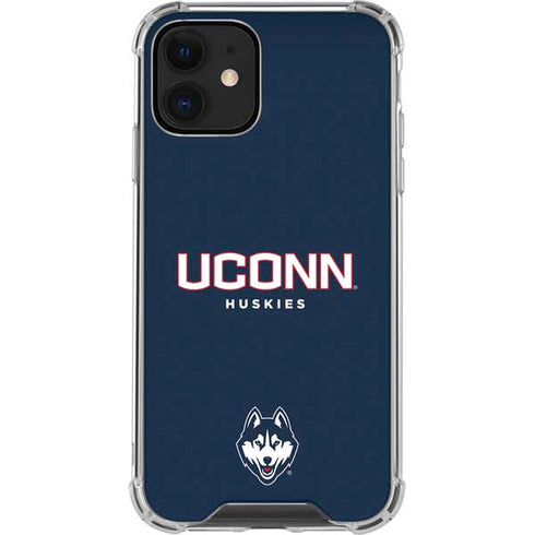 University of Connecticut Huskies UConn iPhone 12 Mini Clear Case