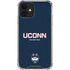 University of Connecticut Huskies UConn iPhone 12 Mini Clear Case