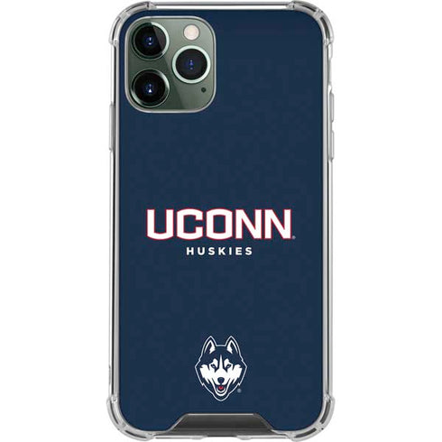 University of Connecticut Huskies UConn iPhone 12 Pro Clear Case