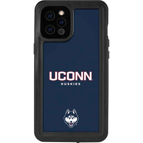 University of Connecticut Huskies UConn iPhone 12 Pro Max Waterproof Case