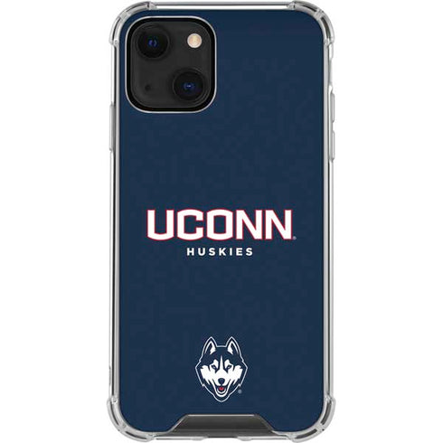 University of Connecticut Huskies UConn iPhone 13 Clear Case