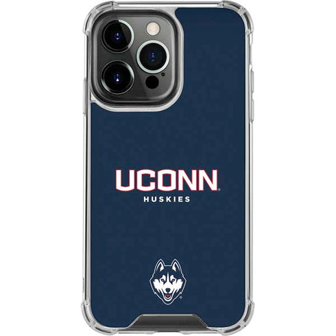 University of Connecticut Huskies UConn iPhone 13 Pro Clear Case