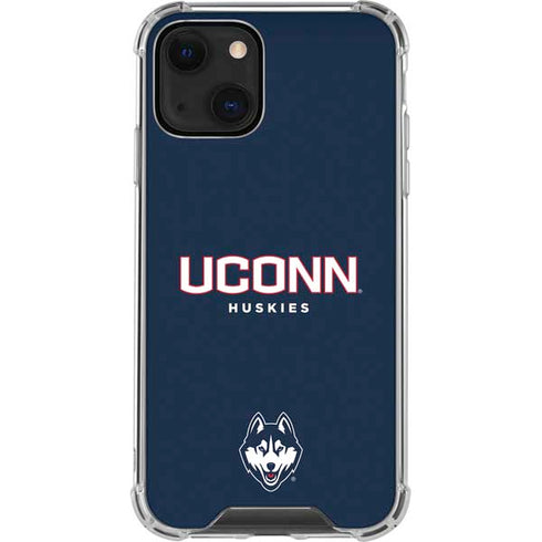 University of Connecticut Huskies UConn iPhone 14 Plus Clear Case