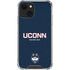 University of Connecticut Huskies UConn iPhone 14 Plus Clear Case