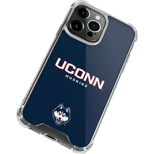 University of Connecticut Huskies UConn iPhone 15 Pro Max Clear Case