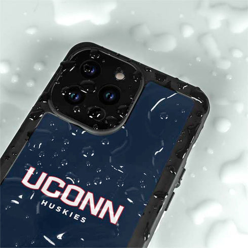 University of Connecticut Huskies UConn iPhone 14 Pro Max Waterproof Case